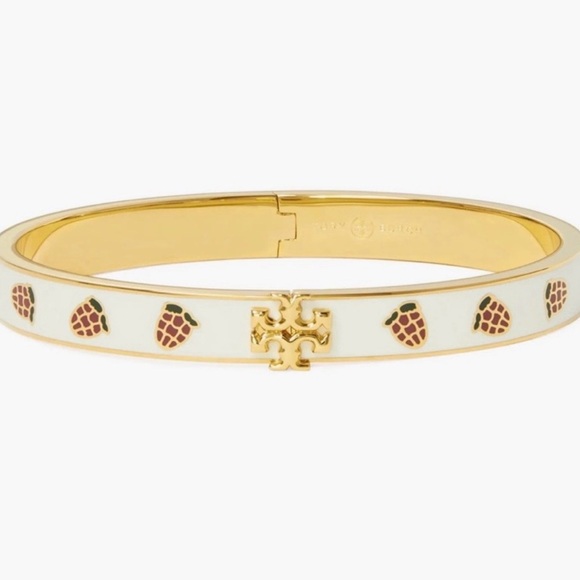 Tory Burch Jewelry - Tory Burch Kira Ground Off Enamel Bracelet NEW